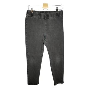 Soft Surroundings Pull On Jeans Jeggings Washed Grey MP
